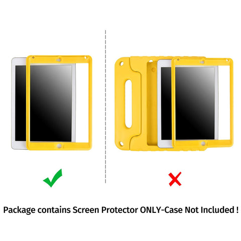 Replacement Screen Protector for HDE Dual Layer Shockproof iPad Cases Compatible with 5th and 6th Generation Apple iPad 9.7 Tablets (Also fits iPad Air 1 and Air 2 Cases) - Screen Protector ONLY