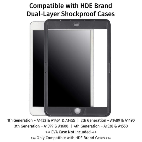Replacement Screen Protector for HDE Dual Layer Shockproof iPad Cases compatible with 1st 2nd and 3rd Generation Apple iPad Mini 7.9" Tablets (Older Versions 2012-2014 Release) - SCREEN PROTECTOR ONLY