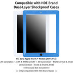 Replacement Screen Protector for HDE Dual Layer Shockproof iPad Cases Compatible with 2nd 3rd and 4th Generation Apple iPad 9.7 Tablets (Older Versions 2011-2013 Release) - Screen Protector ONLY