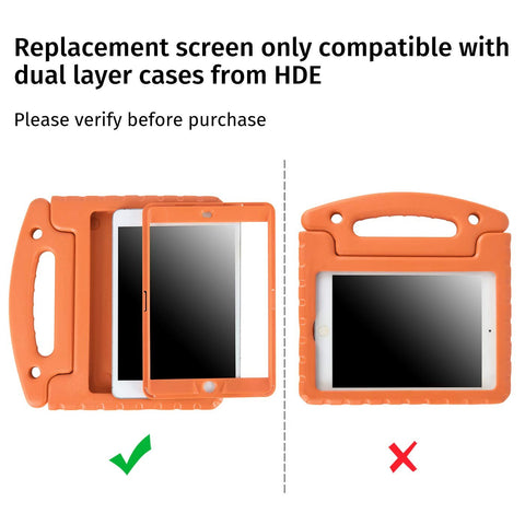 Replacement Screen Protector for HDE Dual Layer Shockproof iPad Cases compatible with 1st 2nd and 3rd Generation Apple iPad Mini 7.9" Tablets (Older Versions 2012-2014 Release) - SCREEN PROTECTOR ONLY