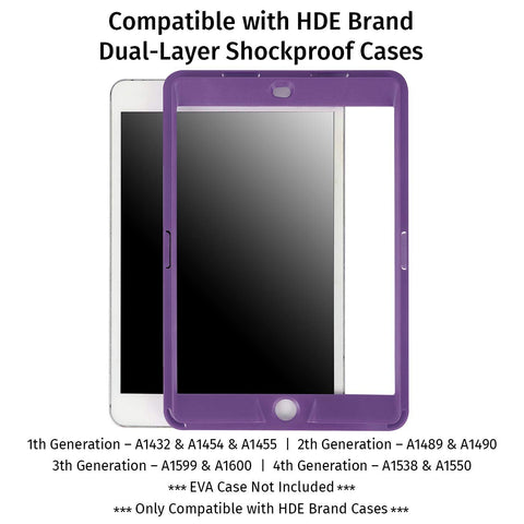 Replacement Screen Protector for HDE Dual Layer Shockproof iPad Cases compatible with 1st 2nd and 3rd Generation Apple iPad Mini 7.9" Tablets (Older Versions 2012-2014 Release) - SCREEN PROTECTOR ONLY