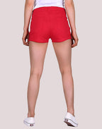 Low Rise Stretch Denim Shorts