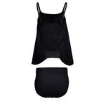 Lace Tankini Swimsuit Set w/Briefs