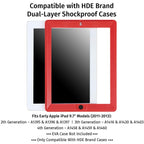 Replacement Screen Protector for HDE Dual Layer Shockproof iPad Cases Compatible with 2nd 3rd and 4th Generation Apple iPad 9.7 Tablets (Older Versions 2011-2013 Release) - Screen Protector ONLY