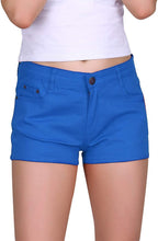 Low Rise Stretch Denim Shorts