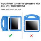 Replacement Screen Protector for HDE Dual Layer Shockproof iPad Cases Compatible with 2nd 3rd and 4th Generation Apple iPad 9.7 Tablets (Older Versions 2011-2013 Release) - Screen Protector ONLY