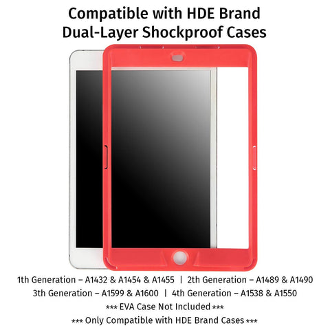 Replacement Screen Protector for HDE Dual Layer Shockproof iPad Cases compatible with 1st 2nd and 3rd Generation Apple iPad Mini 7.9" Tablets (Older Versions 2012-2014 Release) - SCREEN PROTECTOR ONLY