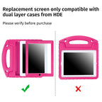 Replacement Screen Protector for HDE Dual Layer Shockproof iPad Cases Compatible with 2nd 3rd and 4th Generation Apple iPad 9.7 Tablets (Older Versions 2011-2013 Release) - Screen Protector ONLY