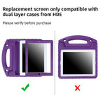 Replacement Screen Protector for HDE Dual Layer Shockproof iPad Cases Compatible with 2nd 3rd and 4th Generation Apple iPad 9.7 Tablets (Older Versions 2011-2013 Release) - Screen Protector ONLY