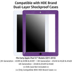 Replacement Screen Protector for HDE Dual Layer Shockproof iPad Cases Compatible with 2nd 3rd and 4th Generation Apple iPad 9.7 Tablets (Older Versions 2011-2013 Release) - Screen Protector ONLY
