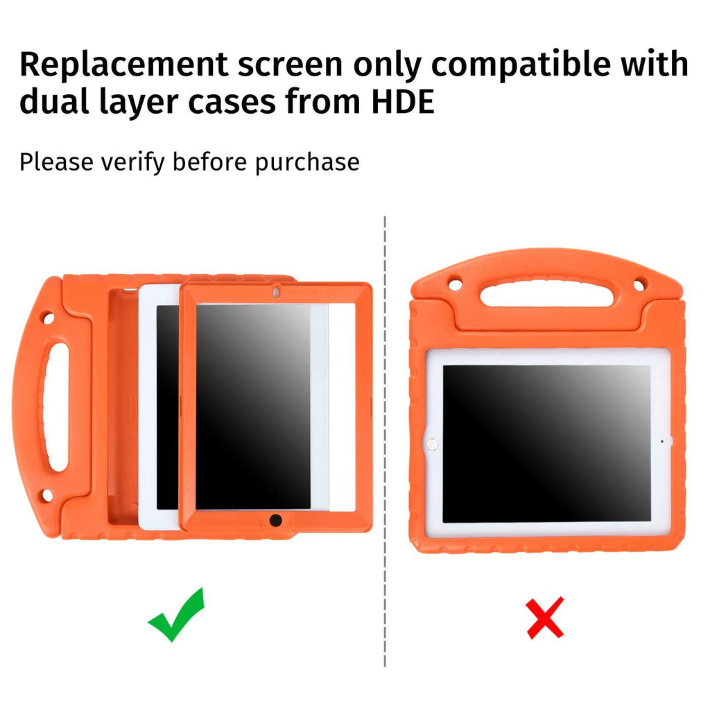 Replacement Screen Protector for HDE Dual Layer Shockproof iPad Cases Compatible with 2nd 3rd and 4th Generation Apple iPad 9.7 Tablets (Older Versions 2011-2013 Release) - Screen Protector ONLY