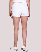 Low Rise Stretch Denim Shorts