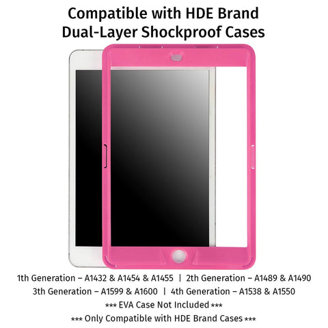 Replacement Screen Protector for HDE Dual Layer Shockproof iPad Cases compatible with 1st 2nd and 3rd Generation Apple iPad Mini 7.9" Tablets (Older Versions 2012-2014 Release) - SCREEN PROTECTOR ONLY