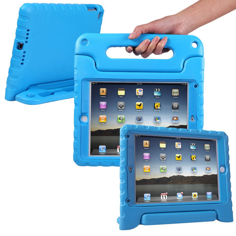 HDE Case for iPad 9.7-inch 2018 / 2017 Kids Shockproof Bumper Hard Cover Handle Stand with Built in Screen Protector for New Apple Education iPad 9.7 Inch (6th Gen) / 5th Generation iPad 9.7 - Green