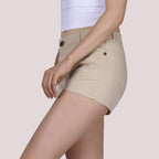 Low Rise Stretch Denim Shorts