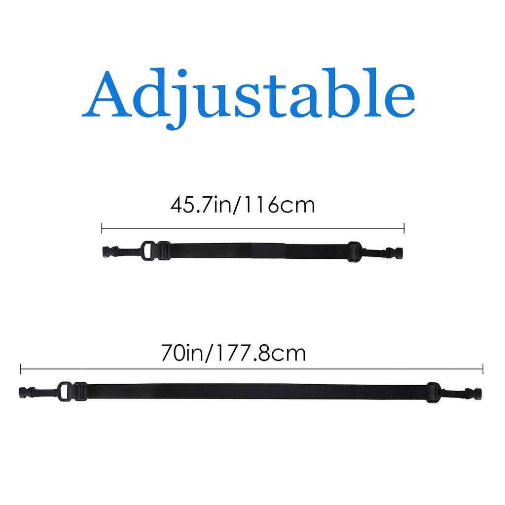 HDE Shoulder Strap for Shockproof iPad Case - Adjustable Carry Strap Compatible with All Shock Proof Apple iPad Cases for Kids - Detachable Universal Design Transforms into a Car Headrest Mount