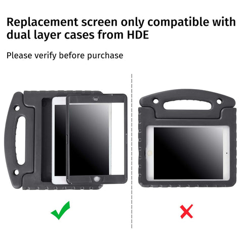Replacement Screen Protector for HDE Dual Layer Shockproof iPad Cases compatible with 1st 2nd and 3rd Generation Apple iPad Mini 7.9" Tablets (Older Versions 2012-2014 Release) - SCREEN PROTECTOR ONLY