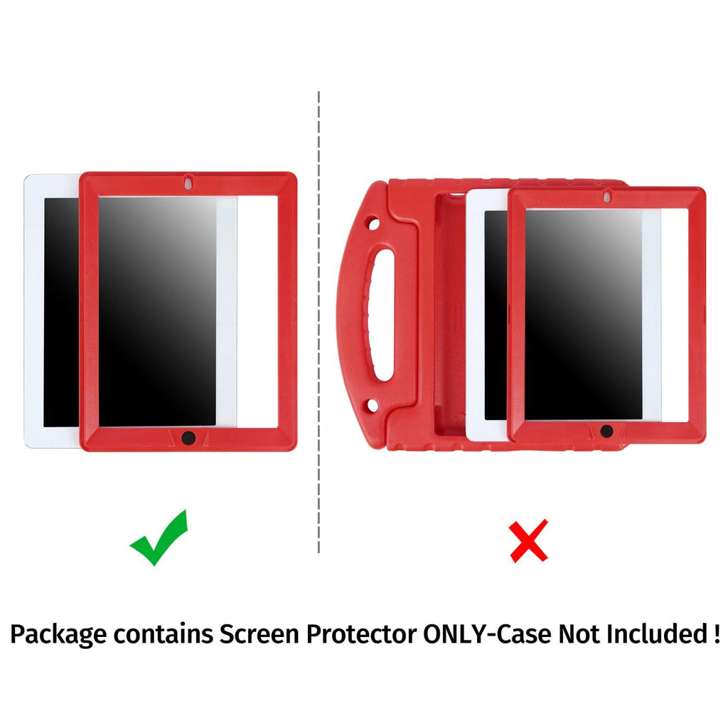 Replacement Screen Protector for HDE Dual Layer Shockproof iPad Cases Compatible with 2nd 3rd and 4th Generation Apple iPad 9.7 Tablets (Older Versions 2011-2013 Release) - Screen Protector ONLY