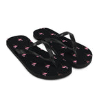 Flamingo Print Flip-Flops