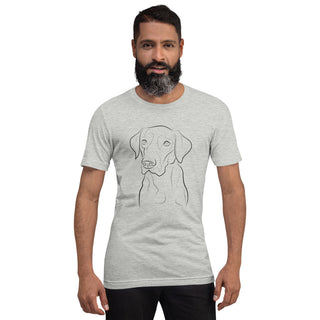 Labrador Retriever T-Shirt Unisex Breed Tee in Athletic Heather