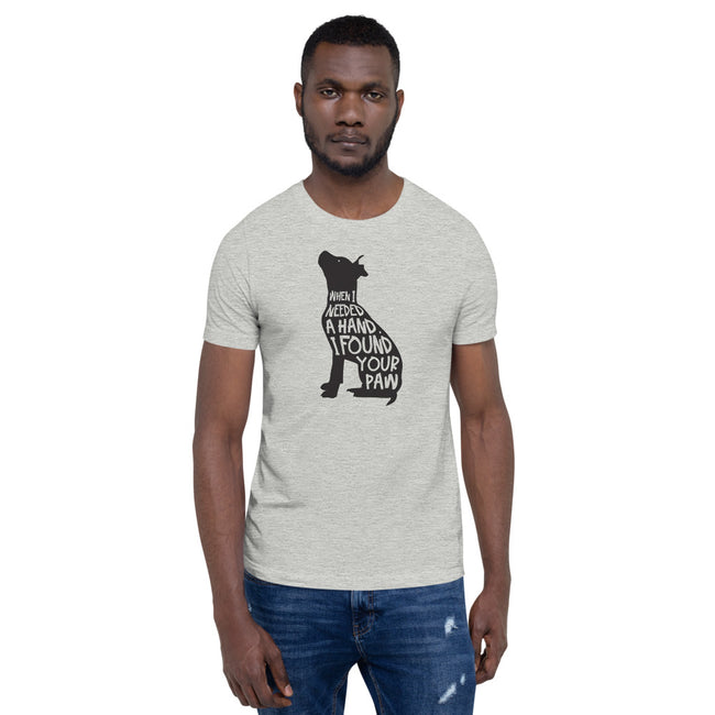 When I Needed A Hand T-Shirt Dog Lover Tee – alternate view