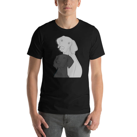 Two Vizslas Unisex T-Shirt