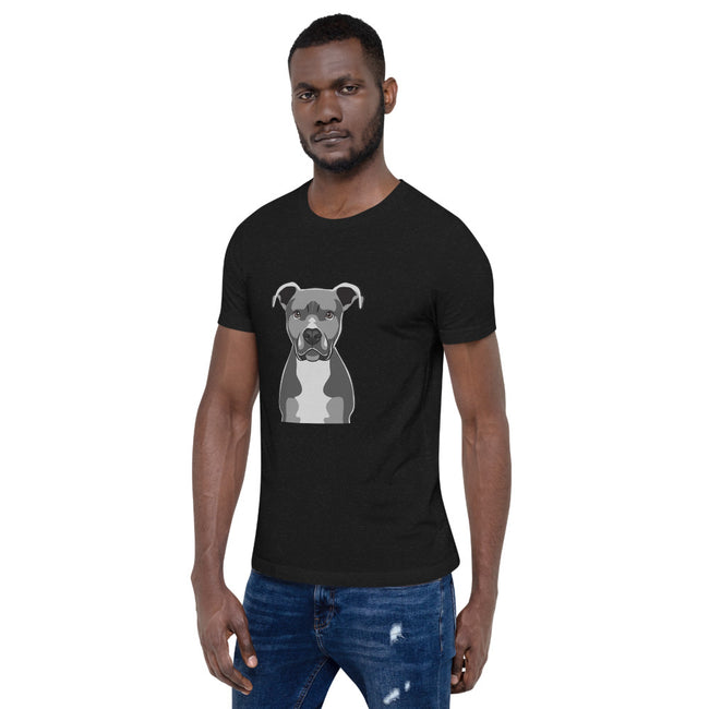 Pitbull Unisex T-Shirt Dog Breed Tee – back view
