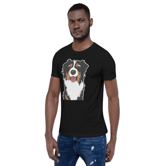 Bernese Mountain Dog T-Shirt Unisex Tee – back view