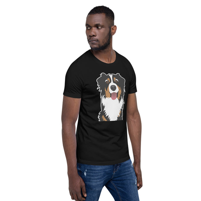 Bernese Mountain Dog T-Shirt Unisex Tee – side view