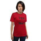 Dogs Leave Pawprints In Our Hearts Unisex T-Shirt