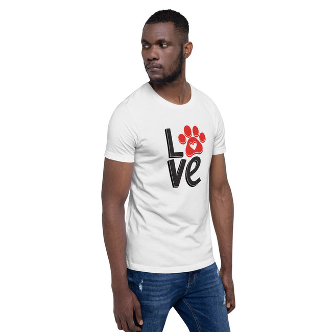 Love Unisex T-Shirt Dog Lover Tee – product view 6